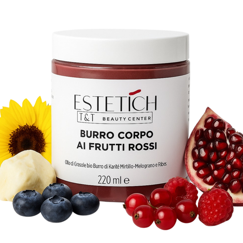 Burro Scrub Corpo Frutti Rossi - 220 ML