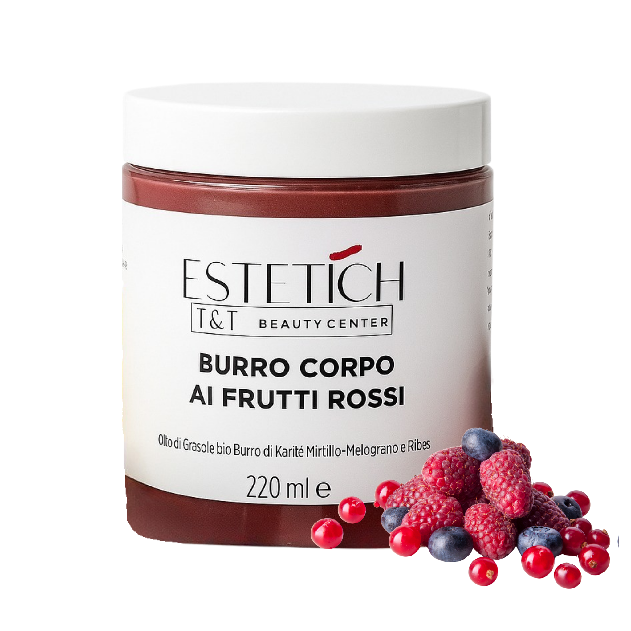 Burro Scrub Corpo Frutti Rossi - 220 ML