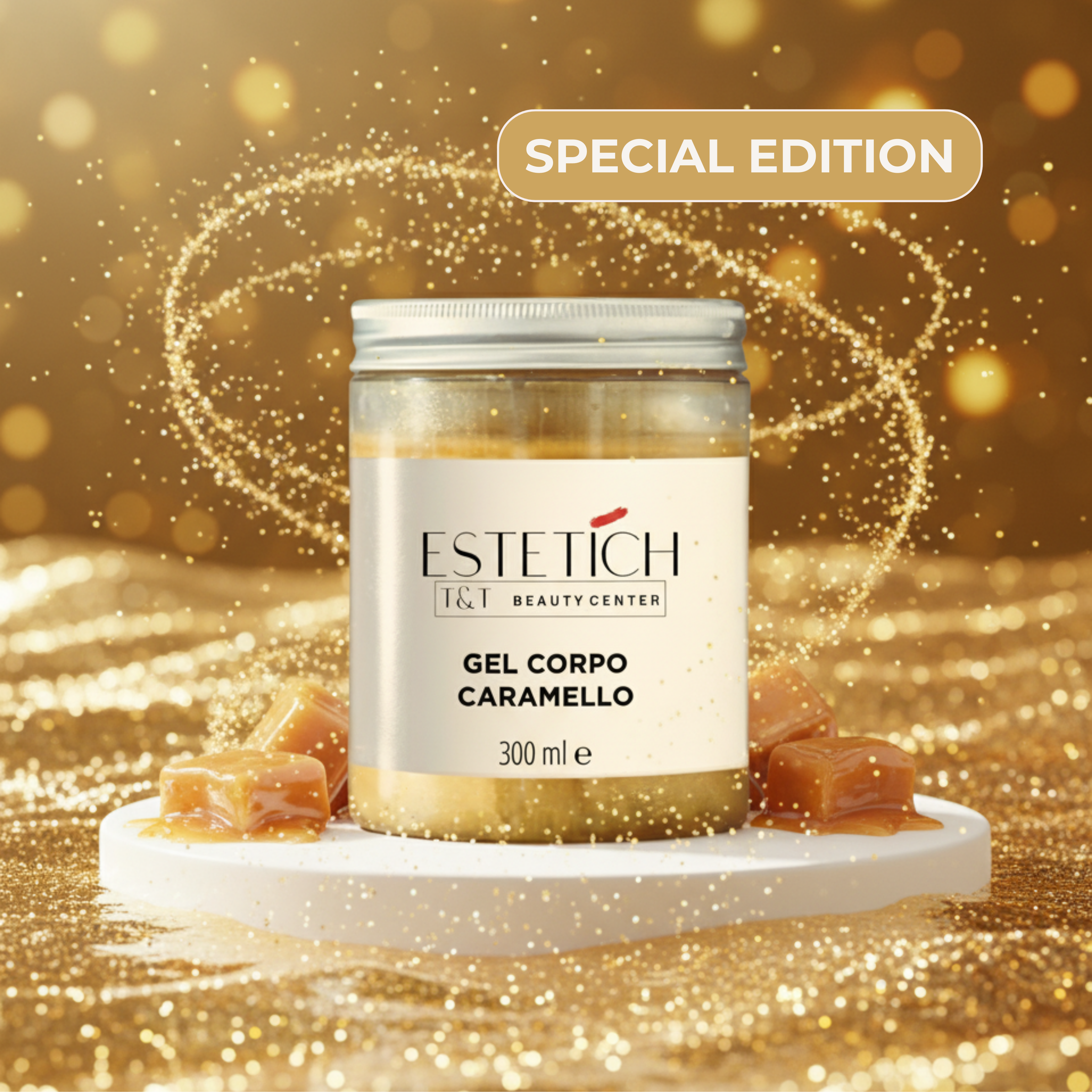 Gel Corpo Profumato al Caramello - 300 ML