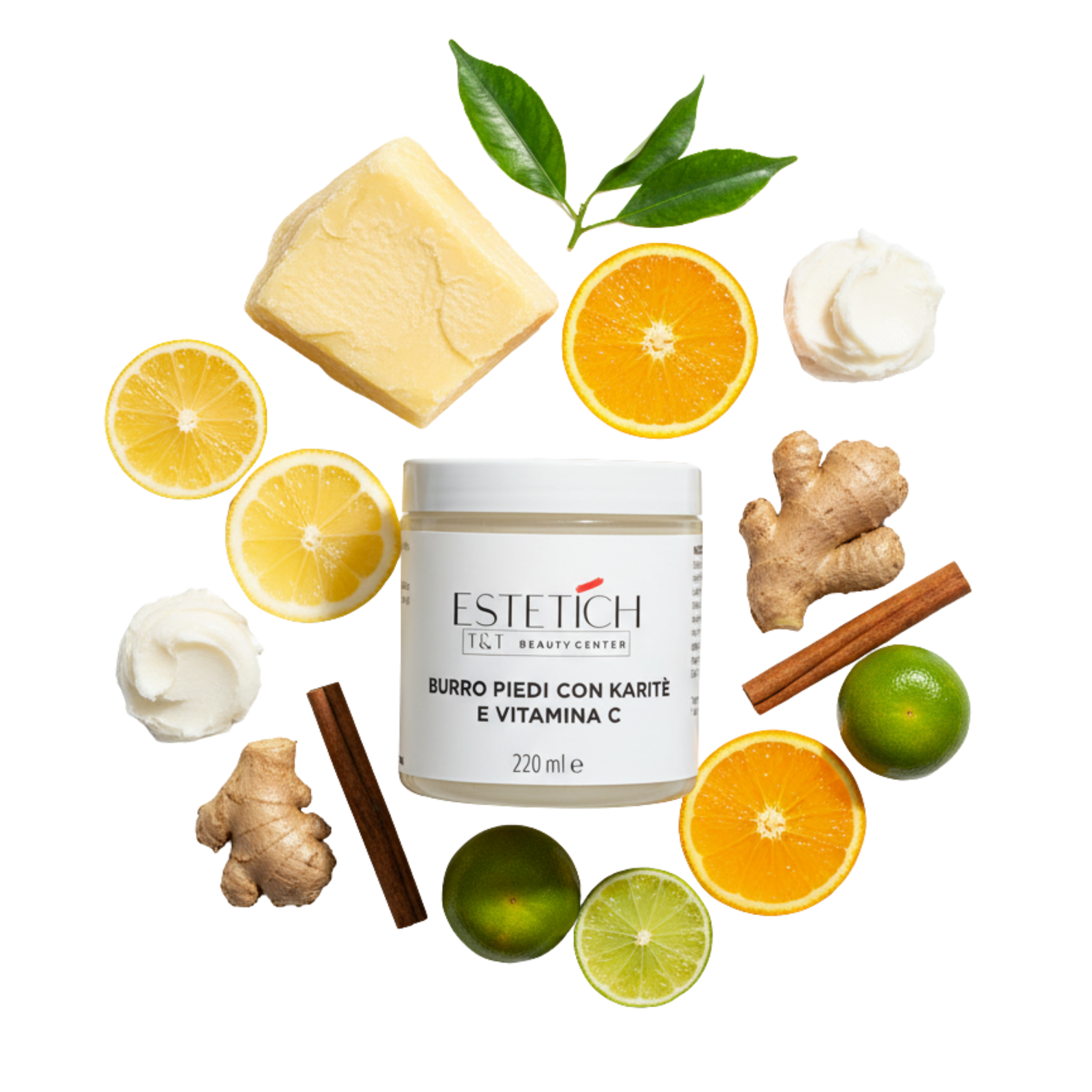 Burro Piedi con Vitamina C e Karitè - 220ML